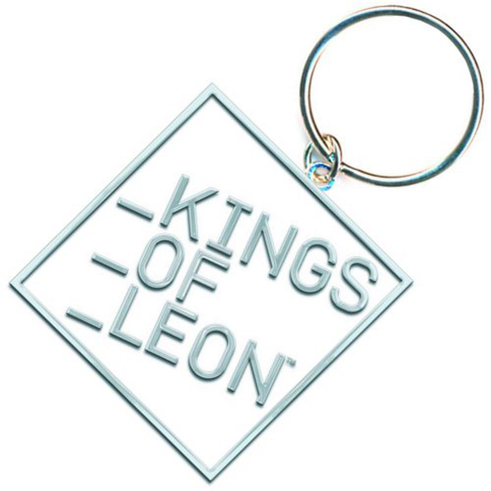 Kings Of Leon - Block Logo Sleutelhanger - Wit